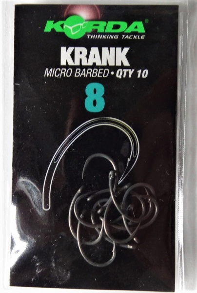 Korda Krank Size 8 Micro Barbed Hooks